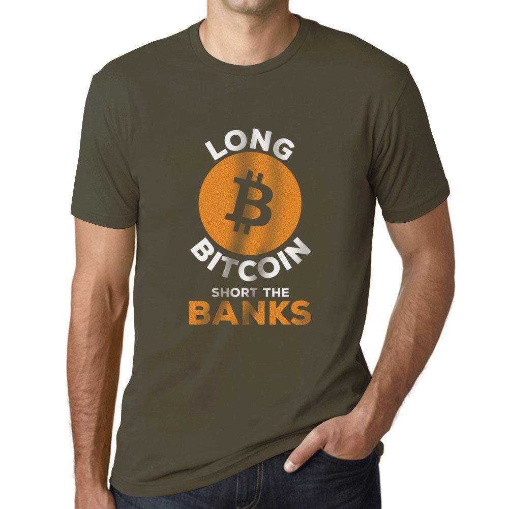 Ultrabasic® Homme T-Shirt Graphique Bitcoin Short The Bankers BTC HODL Idée Cadeau Tee Crypto Traders