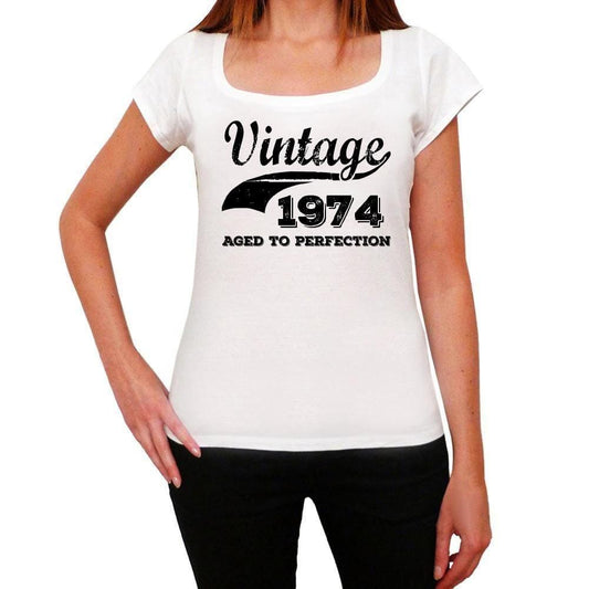Femme Tee Vintage T Shirt Vintage Aged to Perfection 1974