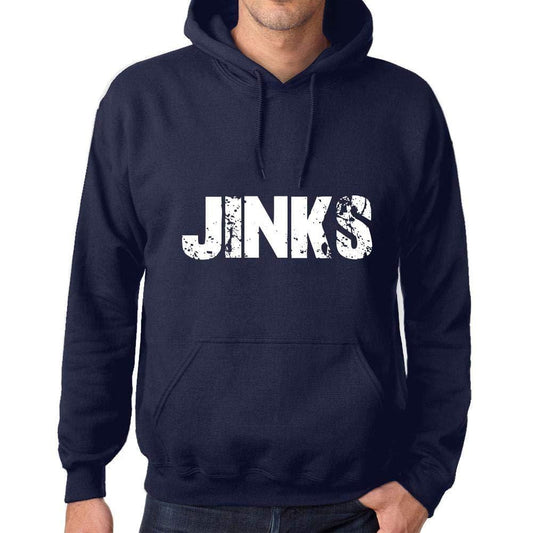 Ultrabasic Homme Femme Unisex Sweat à Capuche Hoodie Popular Words Jinks French Marine