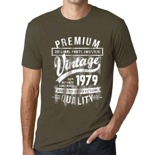 Ultrabasic - Homme T-Shirt Graphique 1979 Aged to Perfection Tee Shirt Cadeau d'anniversaire
