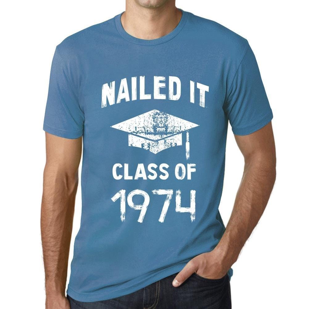 Homme T Shirt Graphique Imprimé Vintage Tee Nailed it Class of 1974