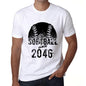 Men&rsquo;s Graphic T-Shirt Softball Since 2046 White - Ultrabasic