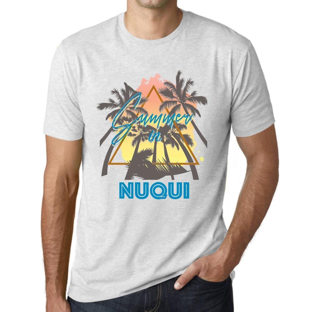 Men’s <span>Graphic</span> T-Shirt Summer Triangle Nuqui Vintage White - ULTRABASIC