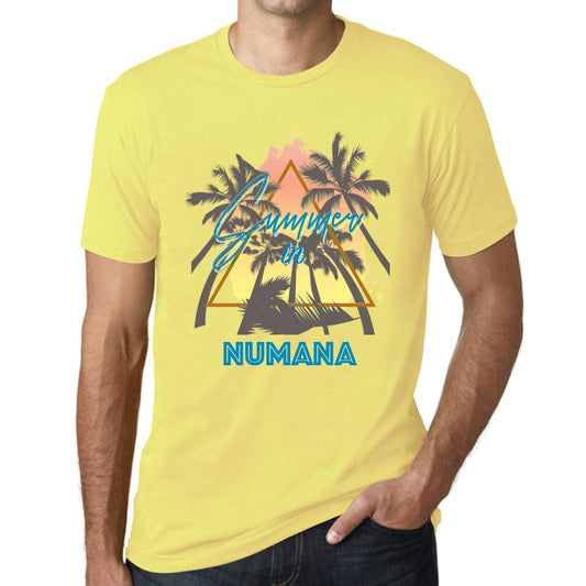 Men’s <span>Graphic</span> T-Shirt Summer Triangle Numana Pale Yellow - ULTRABASIC