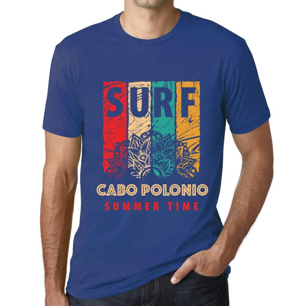 Men&rsquo;s Graphic T-Shirt Surf Summer Time CABO POLONIO Royal Blue - Ultrabasic