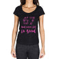 67 And Never Felt So Good, Black, Women's Short Sleeve Round Neck T-shirt, Birthday Gift 00373 - Ultrabasic
