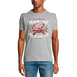 ULTRABASIC Men's Graphic T-Shirt Crab Kingz - Seafodd Shirt for Men