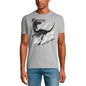 ULTRABASIC Men's Graphic T-Shirt Raptor Veloz - Midnight Nightmare Shirt for Men