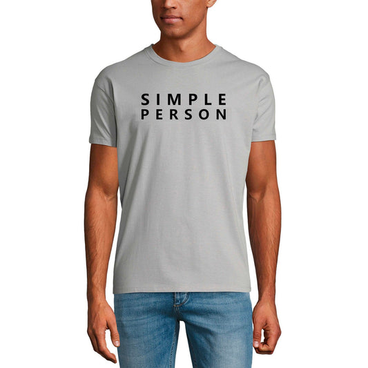 ULTRABASIC Men's Graphic T-Shirt Simple Person - Novelty Funny Sarcastic Shirt