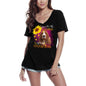 ULTRABASIC Women's V-Neck T-Shirt My Only Sunshine - Basset Hound - Vintage Shirt