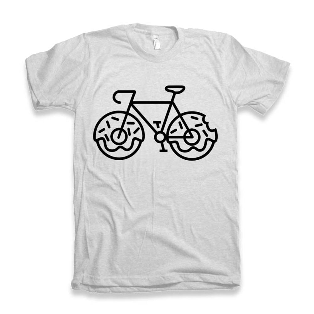 ULTRABASIC Men's Graphic T-Shirt Bicycle Donuts - Funny Simpson Shirt for Men 