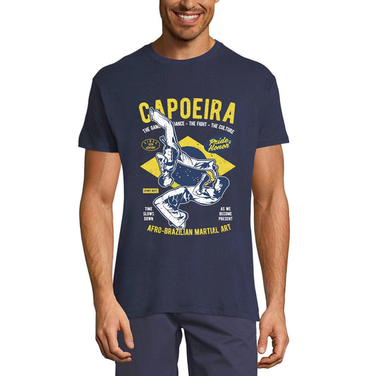 ULTRABASIC Men's T-Shirt Brazilian Capoeira - Game Fight Dance Culture Martial Art Tee Shirt