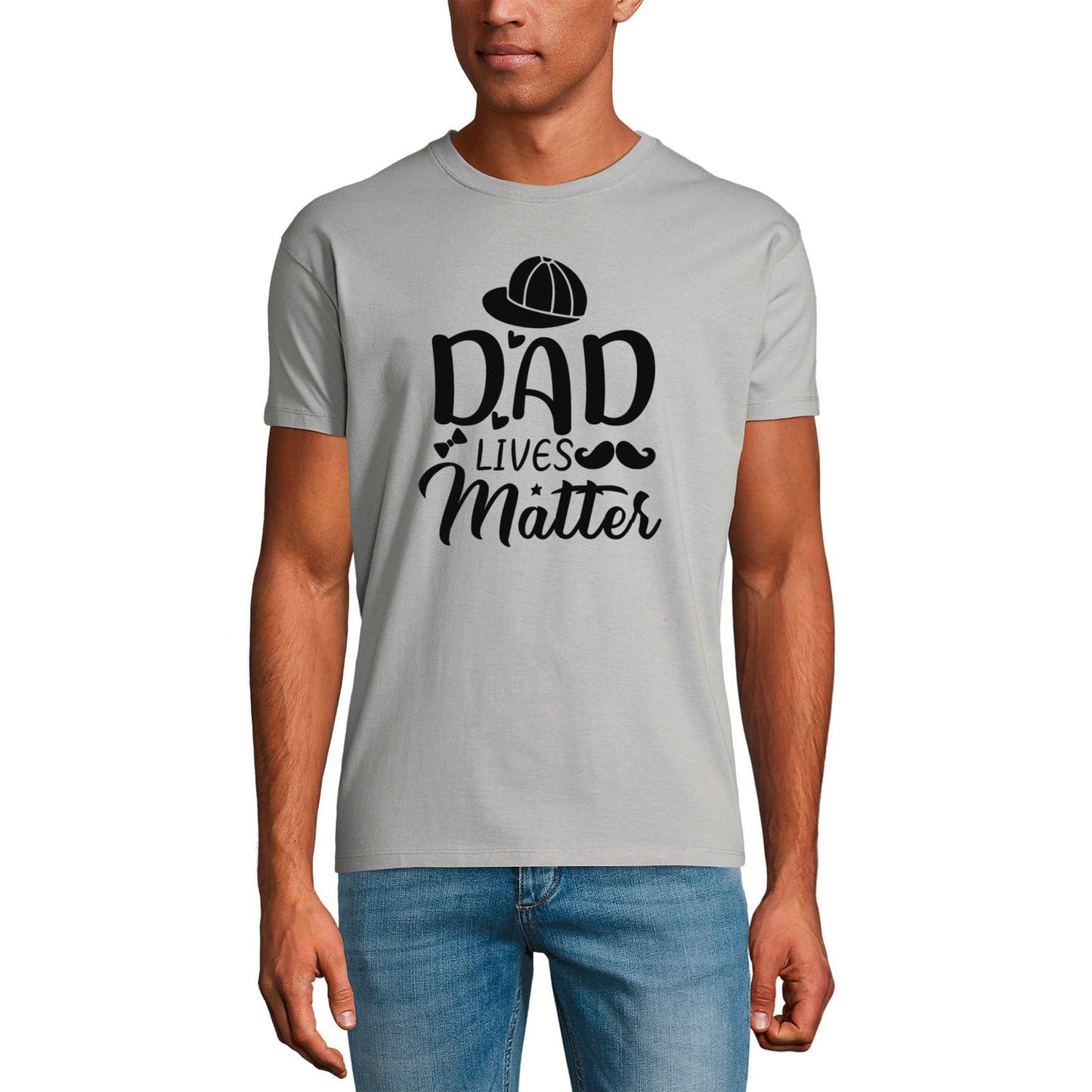 ULTRABASIC Men's Graphic T-Shirt Dad Lives Matter - Gift for Father's Day