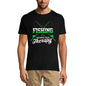 ULTRABASIC Men's T-Shirt Fishing Therapy - Funny Fisherman Tee Shirt