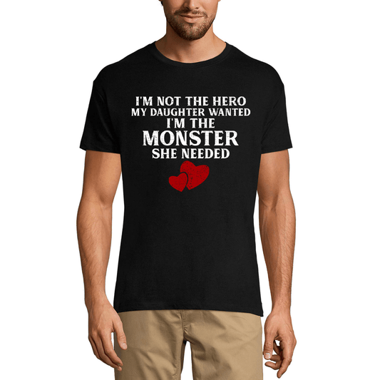 ULTRABASIC Men's Graphic T-Shirt I'm The Monster She Needed - Romantic Valentine's Day Tee Shirt