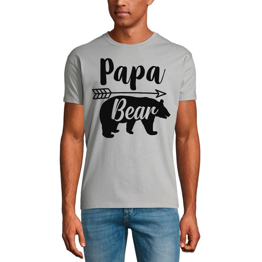 ULTRABASIC Men's Graphic T-Shirt Papa Bear - Gift For Father's Day