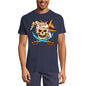 ULTRABASIC Men's Vintage T-Shirt Pirate Skull With Two Swords - Scary Graphic Apparel