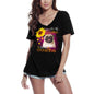 ULTRABASIC Women's V-Neck T-Shirt My Only Sunshine - Rough Collie - Vintage Shirt