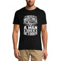 ULTRABASIC Men's T-Shirt Vintage Never Underestimate the Power of a Man Born in October - Birthday Gift Tee Shirt