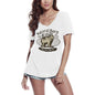 ULTRABASIC Women's V Neck T-Shirt Don't Mess With Me - Siberian Bear Shirt