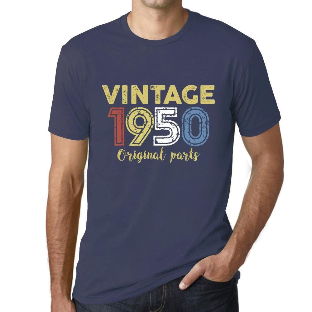 ULTRABASIC - Graphic Printed Men's Vintage 1950 T-Shirt Denim - Ultrabasic