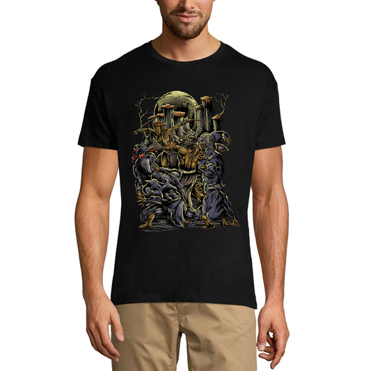 ULTRABASIC Graphic Men's T-Shirt Werewolf Hunter - Scary Vintage Shirt