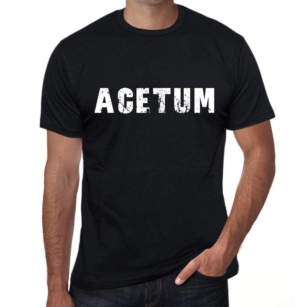 Acetum Mens Vintage T Shirt Black Birthday Gift 00554 - Black / Xs - Casual