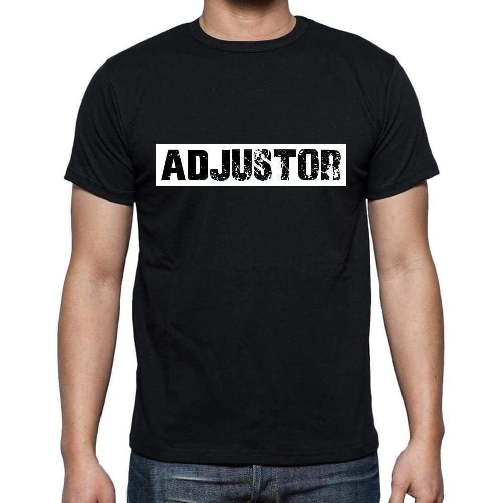 Adjustor T Shirt Mens T-Shirt Occupation S Size Black Cotton - T-Shirt