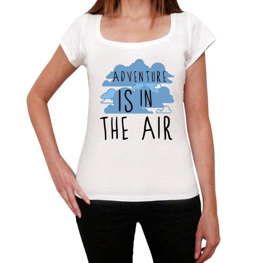 Adventure In The Air White Womens Short Sleeve Round Neck T-Shirt Gift T-Shirt 00302 - White / Xs - Casual