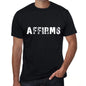 Affirms Mens Vintage T Shirt Black Birthday Gift 00555 - Black / Xs - Casual
