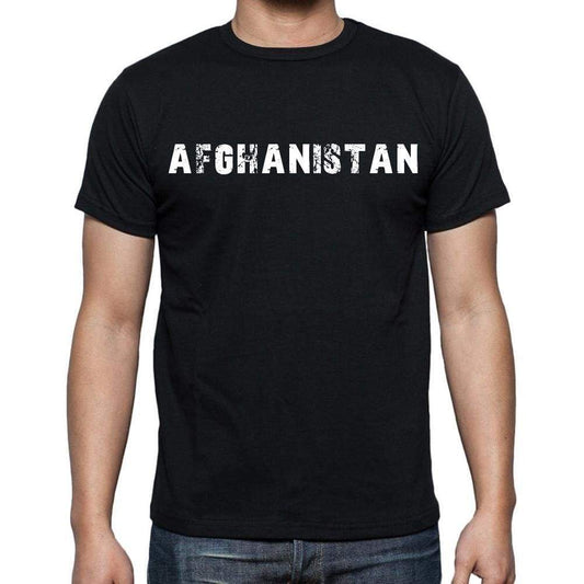 Afghanistan T-Shirt For Men Short Sleeve Round Neck Black T Shirt For Men - T-Shirt
