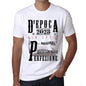 Aged to Perfection, Italian, 2028, White, Men's Short Sleeve Round Neck T-shirt, gift t-shirt 00357 - Ultrabasic