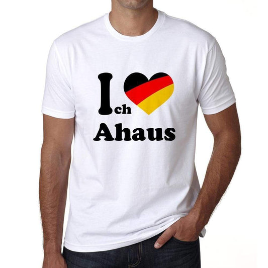 Ahaus Mens Short Sleeve Round Neck T-Shirt 00005 - Casual