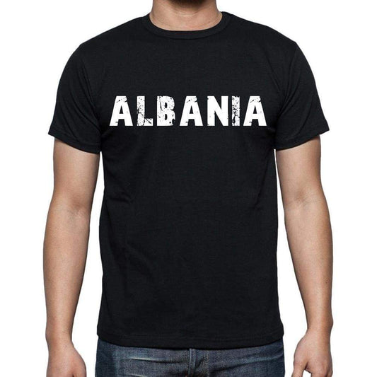 Albania T-Shirt For Men Short Sleeve Round Neck Black T Shirt For Men - T-Shirt