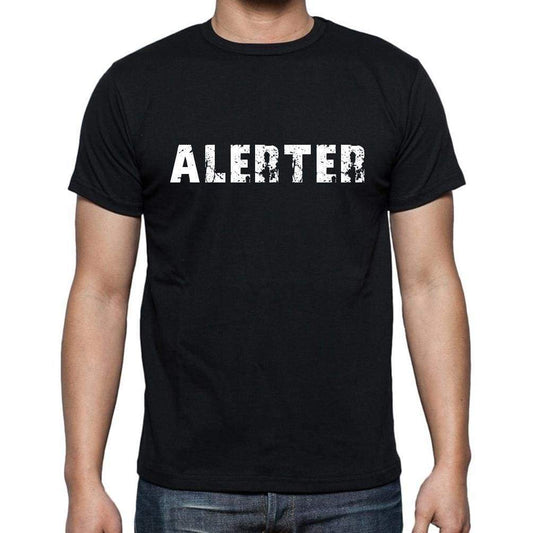 Alerter French Dictionary Mens Short Sleeve Round Neck T-Shirt 00009 - Casual