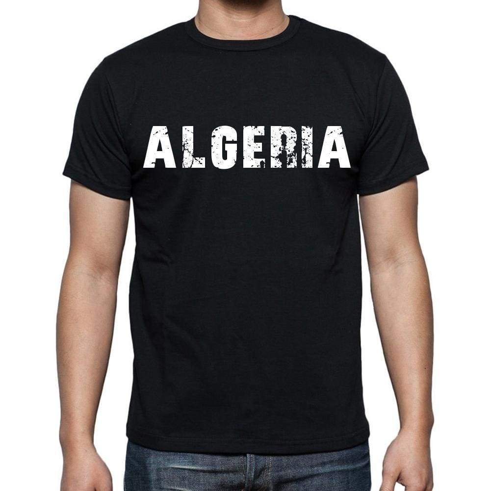 Algeria T-Shirt For Men Short Sleeve Round Neck Black T Shirt For Men - T-Shirt