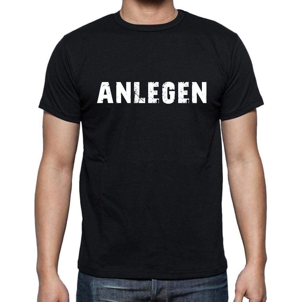 Anlegen Mens Short Sleeve Round Neck T-Shirt - Casual