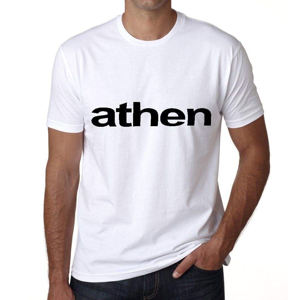 Athen Mens Short Sleeve Round Neck T-Shirt 00047