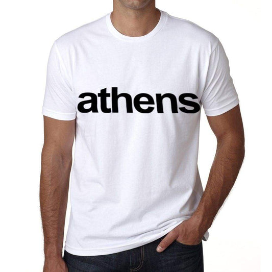 Athens Mens Short Sleeve Round Neck T-Shirt 00047