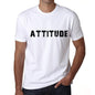 Attitude Mens T Shirt White Birthday Gift 00552 - White / Xs - Casual