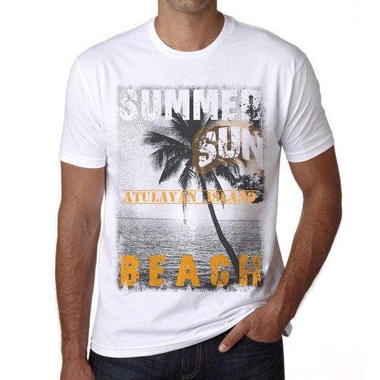 Atulayan Island Mens Short Sleeve Round Neck T-Shirt - Casual