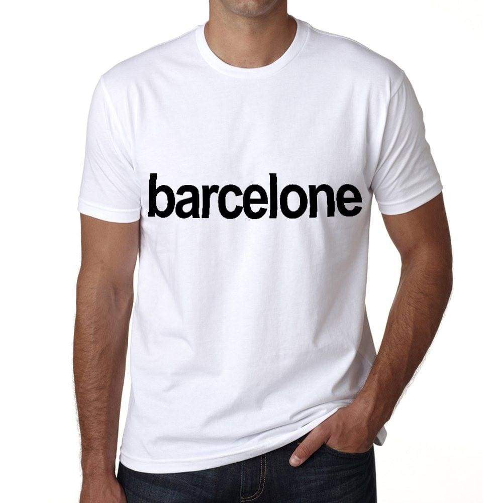 Barcelone Mens Short Sleeve Round Neck T-Shirt 00047