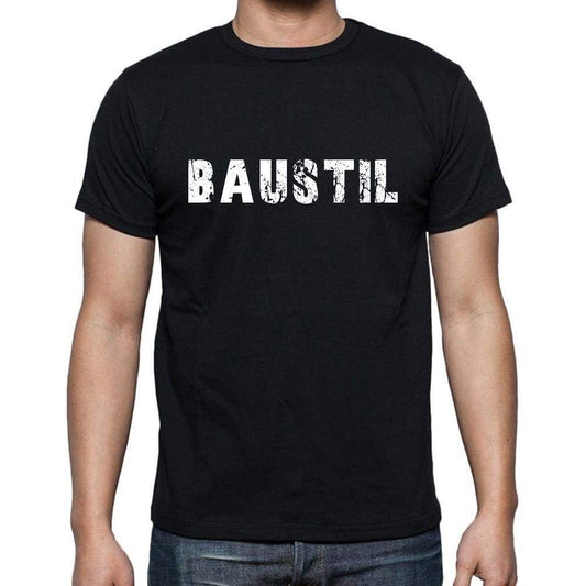 Baustil Mens Short Sleeve Round Neck T-Shirt - Casual