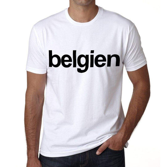 Belgien Mens Short Sleeve Round Neck T-Shirt 00067