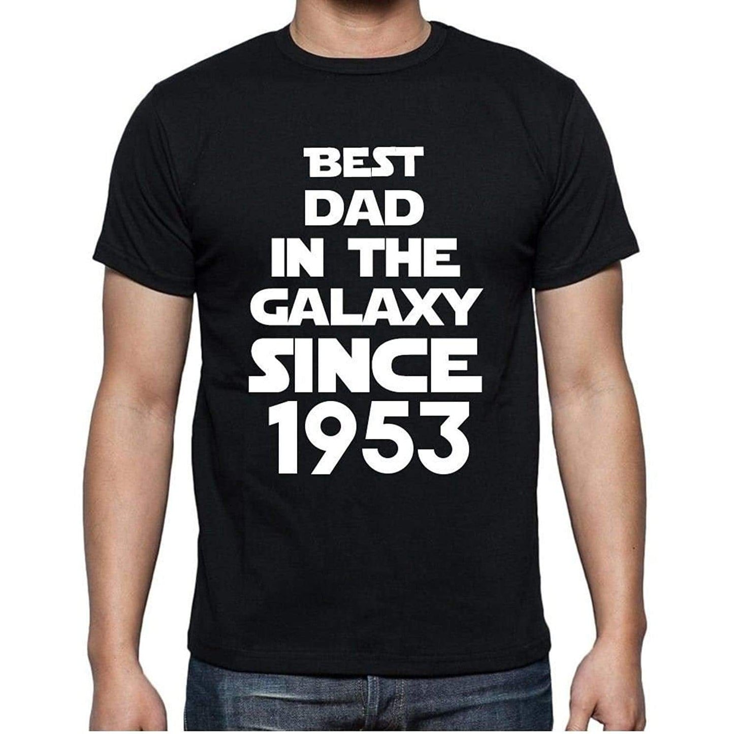 Best Dad 1953 Best Dad Mens T Shirt Black Birthday Gift 00112 - Black / Xs - Casual