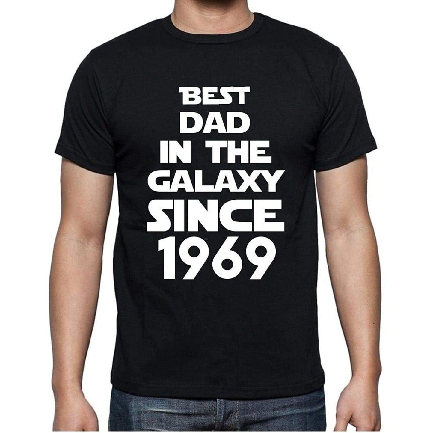 Best Dad 1969 Best Dad Mens T Shirt Black Birthday Gift 00112 - Black / Xs - Casual