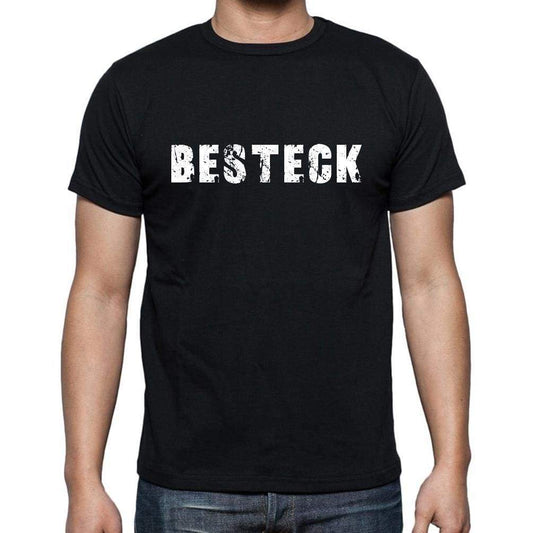 Besteck Mens Short Sleeve Round Neck T-Shirt - Casual