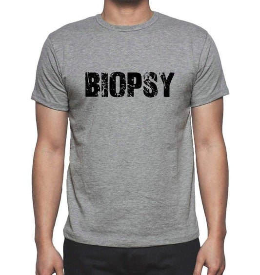 Biopsy Grey Mens Short Sleeve Round Neck T-Shirt 00018 - Grey / S - Casual