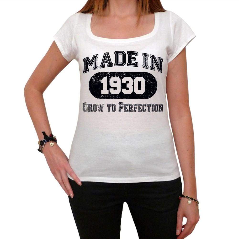 Birthday Gift Made 1930 T-Shirt Gift T Shirt Womens Tee - White / Xs - T-Shirt