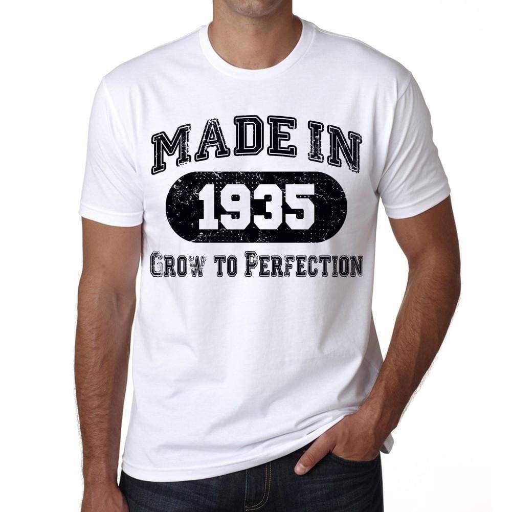 Birthday Gift Made 1935 T-Shirt Gift T Shirt Mens Tee - S / White - T-Shirt